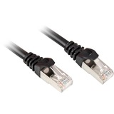 Sharkoon 4044951014989 cavo di rete Grigio 1 m Cat6 S/FTP (S-STP) Nero, 1 m, Cat6, S/FTP (S-STP), RJ-45, RJ-45