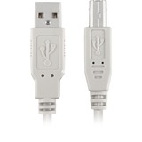 Sharkoon 4044951015290 cavo USB 0,5 m USB 2.0 USB A USB B Grigio grigio, 0,5 m, USB A, USB B, USB 2.0, Maschio/Maschio, Grigio