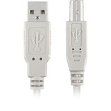 Sharkoon 4044951015290 cavo USB 0,5 m USB 2.0 USB A USB B Grigio grigio, 0,5 m, USB A, USB B, USB 2.0, Maschio/Maschio, Grigio