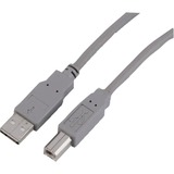 Sharkoon 4044951015306 cavo USB 1 m USB 2.0 USB A USB B Grigio grigio, 1 m, USB A, USB B, USB 2.0, Maschio/Maschio, Grigio