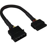 Sharkoon 4Pin 5,25" > 15Pin SATA , Adattatore Nero
