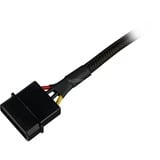 Sharkoon 4Pin 5,25" > 15Pin SATA , Adattatore Nero