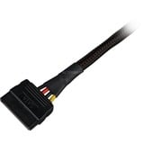 Sharkoon 4Pin 5,25" > 15Pin SATA , Adattatore Nero