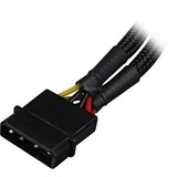 Sharkoon 4Pin 5,25"  > 2x 15Pin SATA Nero