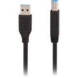 Sharkoon 5m, USB3.0-A/USB3.0-B cavo USB USB 3.2 Gen 1 (3.1 Gen 1) USB A USB B Nero Nero, USB3.0-A/USB3.0-B, 5 m, USB A, USB B, USB 3.2 Gen 1 (3.1 Gen 1), Maschio/Maschio, Nero