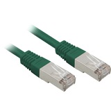 Sharkoon CAT.5e Network Cable RJ45 green 3 m 3m Verde cavo di rete verde, 3 m, RJ-45, RJ-45, Verde, Vendita al dettaglio