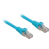 Sharkoon Cat.6a SFTP cavo di rete Blu 0,25 m Cat6a S/FTP (S-STP) blu, 0,25 m, Cat6a, S/FTP (S-STP), RJ-45, RJ-45