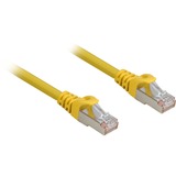 Sharkoon Cat.6a SFTP cavo di rete Giallo 0,5 m Cat6a S/FTP (S-STP) giallo, 0,5 m, Cat6a, S/FTP (S-STP), RJ-45, RJ-45