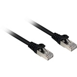 Sharkoon Cat.6a SFTP cavo di rete Nero 0,5 m Cat6a S/FTP (S-STP) Nero, 0,5 m, Cat6a, S/FTP (S-STP), RJ-45, RJ-45