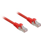 Sharkoon Cat.6a SFTP cavo di rete Rosso 0,25 m Cat6a S/FTP (S-STP) rosso, 0,25 m, Cat6a, S/FTP (S-STP), RJ-45, RJ-45