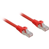Sharkoon Cat.6a SFTP cavo di rete Rosso 0,5 m Cat6a S/FTP (S-STP) rosso, 0,5 m, Cat6a, S/FTP (S-STP), RJ-45, RJ-45