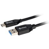 Sharkoon Cavo USB 3.2 Gen 2, connettore USB-A > connettore USB-C Nero