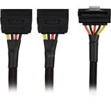 Sharkoon Cavo di alimentazione SATA a Y 90°, Cavo a Y Nero