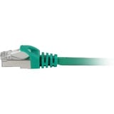 Sharkoon Cavo patch SFTP, RJ-45, con cavo grezzo Cat.7a verde