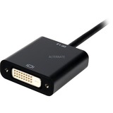 Sharkoon DisplayPort 1.2 > DVI24+1 Converter, Cavo Nero