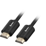 Sharkoon HDMI/HDMI 4K, 1m cavo HDMI HDMI tipo A (Standard) Nero Nero, 1m, 1 m, HDMI tipo A (Standard), HDMI tipo A (Standard), Compatibilità 3D, Audio Return Channel (ARC), Nero