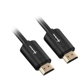 Sharkoon HDMI/HDMI 4K, 2m cavo HDMI HDMI tipo A (Standard) Nero Nero, 2m, 2 m, HDMI tipo A (Standard), HDMI tipo A (Standard), Compatibilità 3D, Audio Return Channel (ARC), Nero