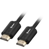 Sharkoon HDMI/HDMI 4K, 5m cavo HDMI HDMI tipo A (Standard) Nero Nero, 5m, 5 m, HDMI tipo A (Standard), HDMI tipo A (Standard), Compatibilità 3D, Audio Return Channel (ARC), Nero