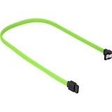 Sharkoon SATA 3 cavo SATA 0,3 m SATA 7-pin Nero verde, 0,3 m, SATA III, SATA 7-pin, SATA 7-pin, Maschio/Maschio, Nero