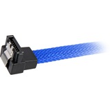 Sharkoon SATA 3 cavo SATA 0,3 m SATA 7-pin Nero, Blu blu, 0,3 m, SATA III, SATA 7-pin, SATA 7-pin, Maschio/Maschio, Nero, Blu