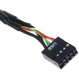 SilverStone G11303050-RT cavo USB Nero, Adattatore Nero, USB 3.0, USB 2.0, Nero