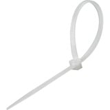 goobay 17061 fascetta Bianco trasparente, Bianco, 20 cm