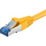 goobay 2m CAT6a-200 2m Giallo cavo di rete giallo, 2 m, RJ-45, RJ-45, Giallo