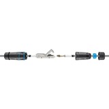 goobay 44414 cavo di collegamento 2 Nero, Frizione Nero, Nero, Femmina/Femmina, Plastica, Cat6a, S/UTP (STP), 22/26
