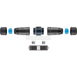 goobay 44416 accessorio per cavi, Frizione Nero, Nero, 28 mm, 122 mm, 28 mm