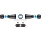 goobay 44416 accessorio per cavi, Frizione Nero, Nero, 28 mm, 122 mm, 28 mm