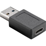 goobay 45400 adattatore per inversione del genere dei cavi USB C USB A Nero Nero, USB C, USB A, Nero