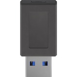 goobay 45400 adattatore per inversione del genere dei cavi USB C USB A Nero Nero, USB C, USB A, Nero