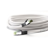 goobay 55123 cavo di rete Bianco 0,5 m Cat8.1 S/FTP (S-STP) bianco, 0,5 m, Cat8.1, S/FTP (S-STP), RJ-45, RJ-45