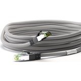 goobay 55134 cavo di rete Grigio 0,25 m Cat8.1 S/FTP (S-STP) grigio, 0,25 m, Cat8.1, S/FTP (S-STP), RJ-45, RJ-45