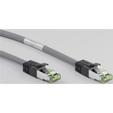 goobay 55134 cavo di rete Grigio 0,25 m Cat8.1 S/FTP (S-STP) grigio, 0,25 m, Cat8.1, S/FTP (S-STP), RJ-45, RJ-45