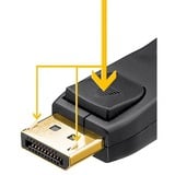 goobay 65923 cavo DisplayPort 2 m Nero Nero, 2 m, DisplayPort, DisplayPort, Maschio, Maschio, 3840 x 2160 Pixel