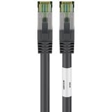 goobay 66719 cavo di rete Nero 0,25 m Cat8.1 S/FTP (S-STP) Nero, 0,25 m, Cat8.1, S/FTP (S-STP), RJ-45, RJ-45