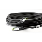 goobay 66719 cavo di rete Nero 0,25 m Cat8.1 S/FTP (S-STP) Nero, 0,25 m, Cat8.1, S/FTP (S-STP), RJ-45, RJ-45