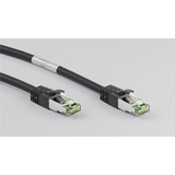 goobay 66719 cavo di rete Nero 0,25 m Cat8.1 S/FTP (S-STP) Nero, 0,25 m, Cat8.1, S/FTP (S-STP), RJ-45, RJ-45