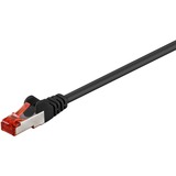 goobay 68693 cavo di rete Nero 1 m Cat6 S/FTP (S-STP) Nero, 1 m, Cat6, S/FTP (S-STP), RJ-45, RJ-45