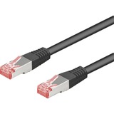 goobay 68694 cavo di rete Nero 10 m Cat6 S/FTP (S-STP) Nero, 10 m, Cat6, S/FTP (S-STP), RJ-45, RJ-45