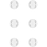 goobay 70364 organizer per cavi Scrivania/Parete Supporto per cavo Bianco 6 pezzo(i), Instradamento dei cavi bianco, Supporto per cavo, Scrivania/Parete, Bianco