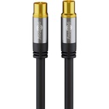 goobay 70389 cavo coassiale 10 m Nero Nero, 10 m, Coassiale, Coassiale, Nero