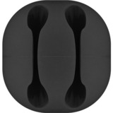 goobay 70683 organizer per cavi Scrivania/Parete Clip per cavo Nero 5 pezzo(i) Nero, Clip per cavo, Scrivania/Parete, Nero