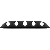 goobay 70683 organizer per cavi Scrivania/Parete Clip per cavo Nero 5 pezzo(i) Nero, Clip per cavo, Scrivania/Parete, Nero