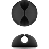 goobay 70683 organizer per cavi Scrivania/Parete Clip per cavo Nero 5 pezzo(i) Nero, Clip per cavo, Scrivania/Parete, Nero