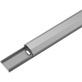 goobay 90666 cavo proiettore Gestione cavo Argento, Canale via cavo argento, Gestione cavo, Argento, Alluminio, 1,1 m, 33 mm, 400 g