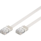 goobay 93357 cavo di rete Bianco 0,5 m Cat5e U/UTP (UTP) bianco, 0,5 m, Cat5e, U/UTP (UTP), RJ-45, RJ-45