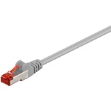 goobay 93569 cavo di rete Grigio 1 m Cat6 S/FTP (S-STP) grigio, 1 m, Cat6, S/FTP (S-STP), RJ-45, RJ-45