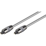 goobay AVK 221-200 2.0m 6.0mm cavo audio 2 m TOSLINK argento, Maschio, TOSLINK, Maschio, 2 m